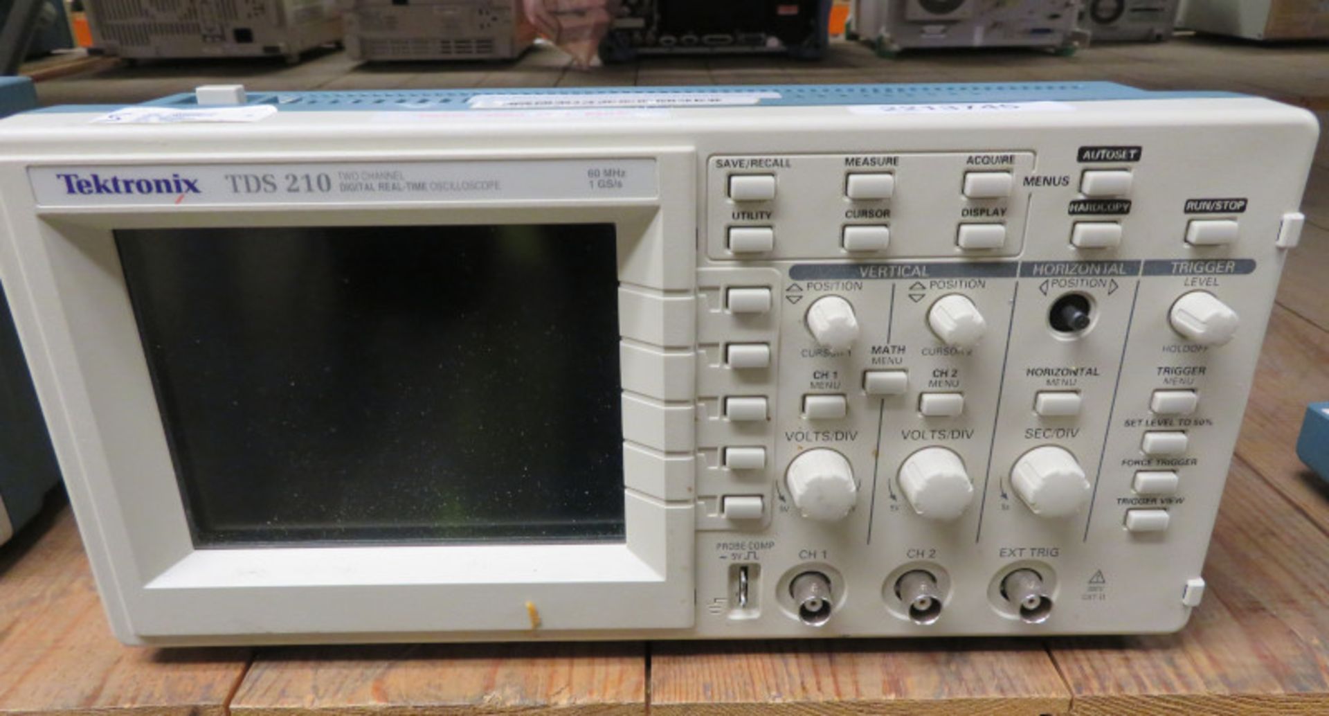 Tektronix TDS 210 Two Channel Digital Real Time Oscilloscope - 60MHz 1GS/s (No Power Cable