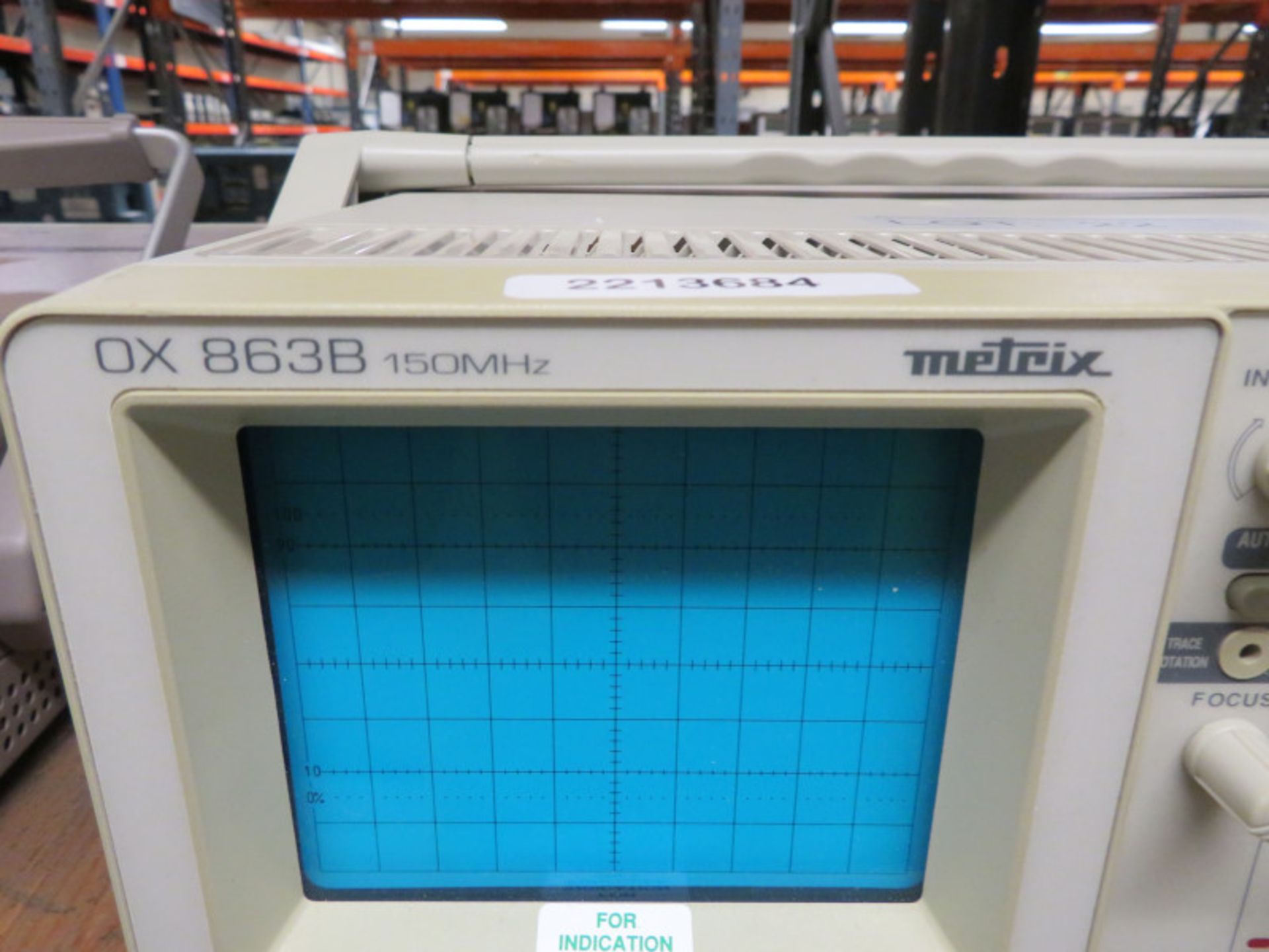 Metrix OX863B Analogue Oscilloscope 150MHz (No Power Cable) - Image 2 of 4