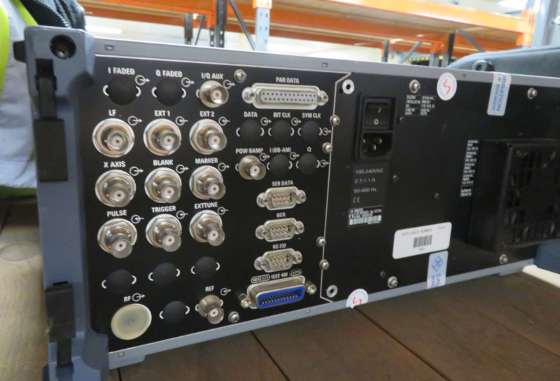 Rohde & Schwarz SMIQ 03B Signal Generator 300kHz - 3.3GHz (No Power Cable) - Image 4 of 4