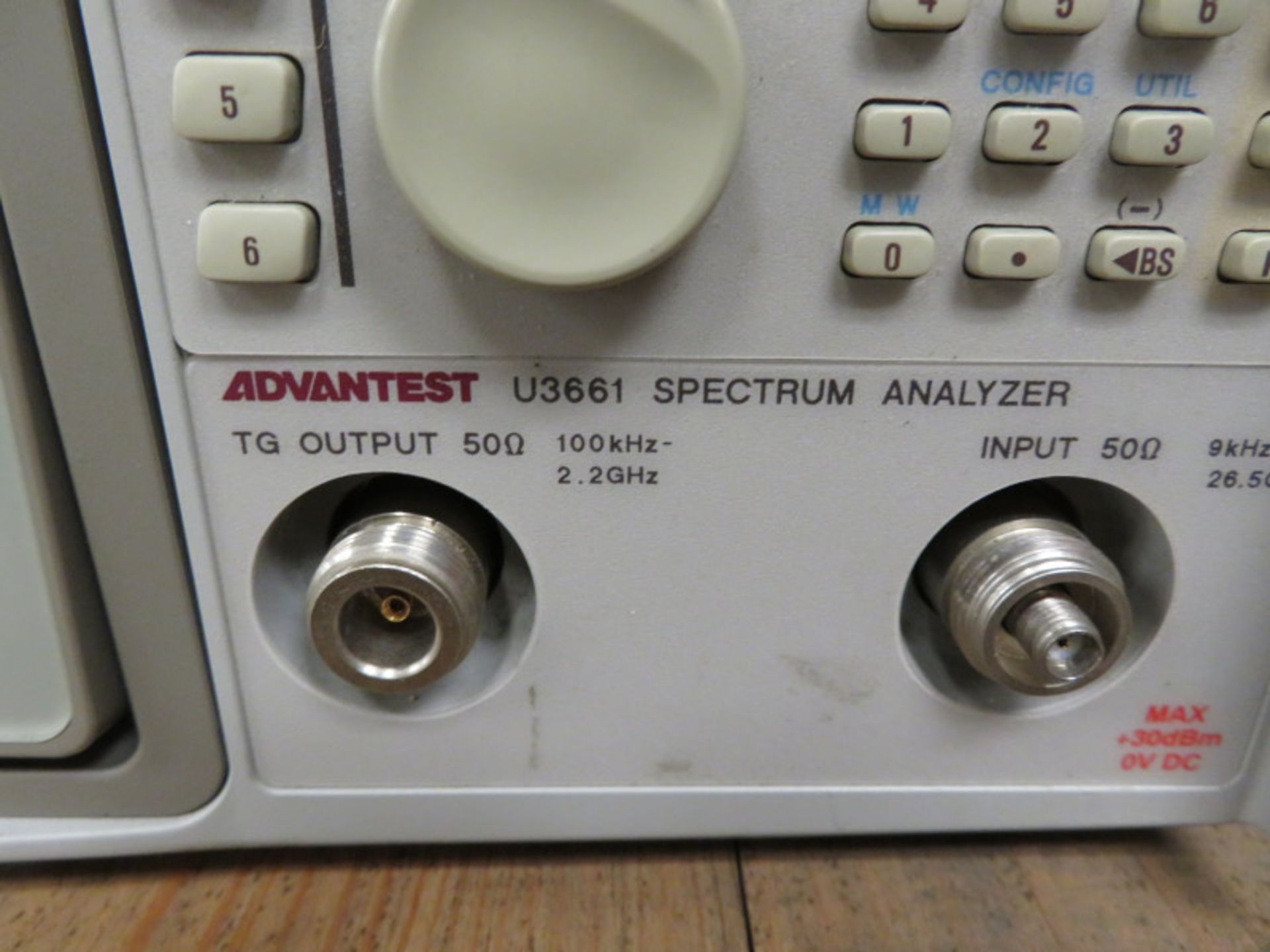 Advantest U3661 Spectrum Analyzer (No Power Cable) - Image 2 of 3