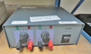 EMS Power A405 Dual Power Supply (No Power Cable)