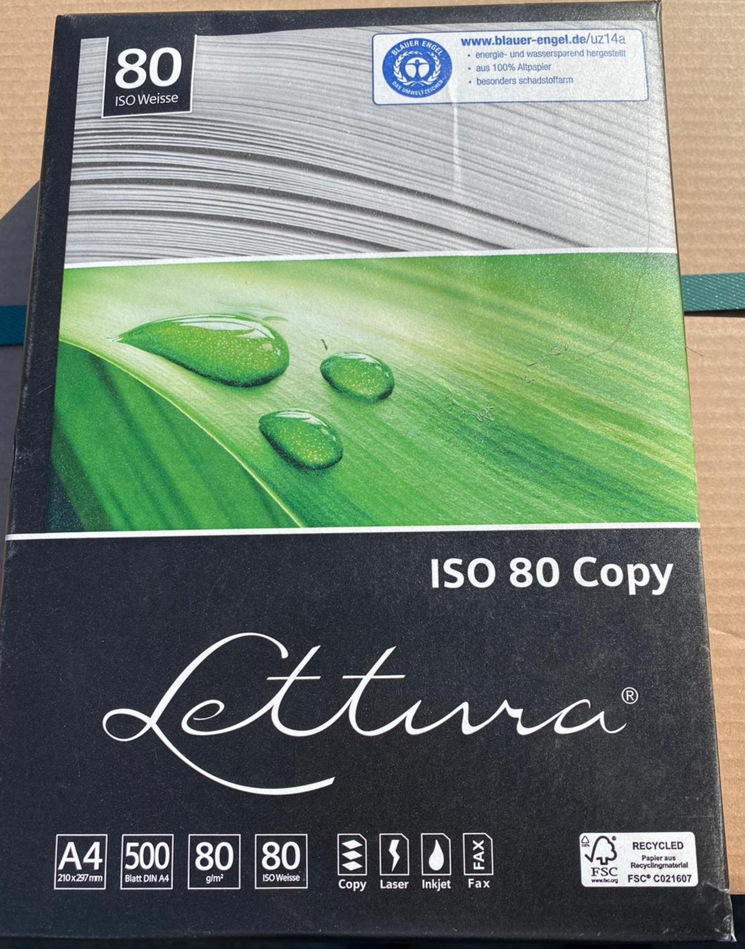 1 Pallet Of Lettura A4 ISO 80 Copier Paper. See Description For Quantity. - Image 2 of 5