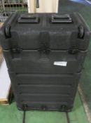 Black Plastic Large Shipping Case L98 x W60 x H38cm