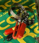 4x Oil Filter Removal Clamps