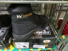 Bison VR640 powergrip Black S3 composite waxy hide boot - 12UK 47euro