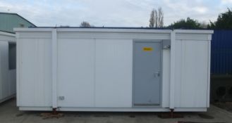 Portable office cabin - 6120mm L x 2520mm W x 2600mm - HI-AB NEEDED TO LOAD