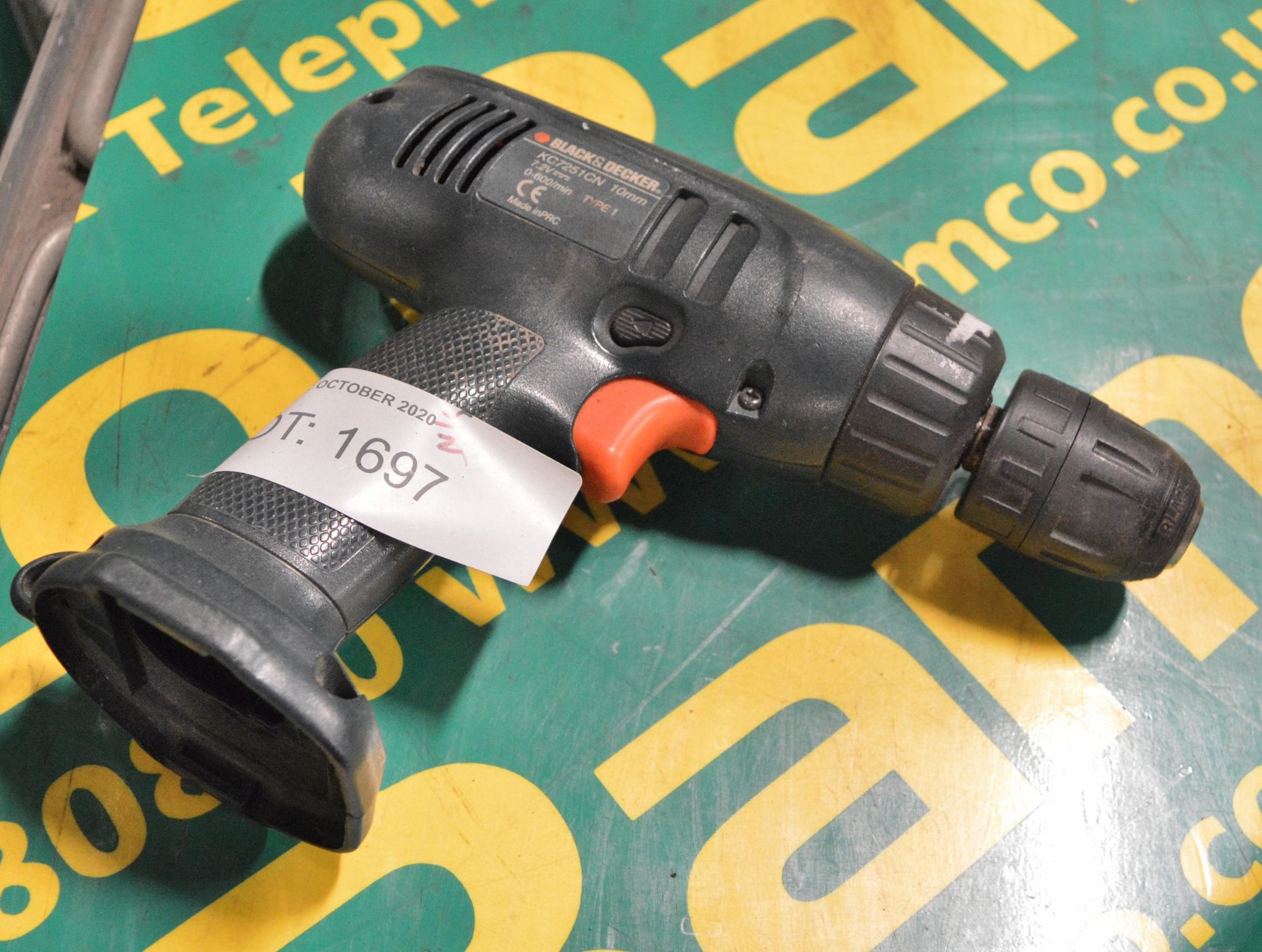 Black & Decker KC7251CN cordless drill - no battery - no charger