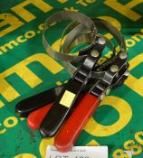 4x Oil Filter Removal Clamps