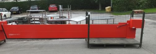 Flood barrier assembly - Length - 5600mm