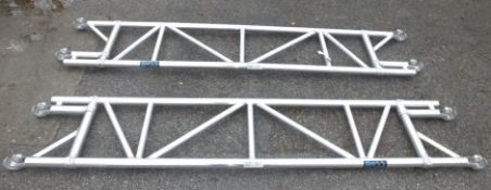 2x Boss Beam Scaffold Tower Ends 2.5m