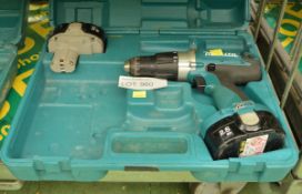 Makita 8444D cordless drill - 2 batteries - no charger