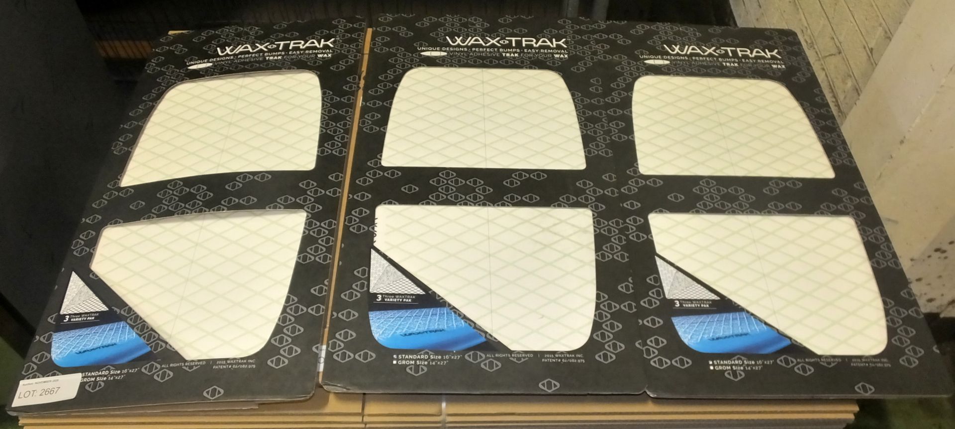 3x Packs of Wax Trak Vinyl Adhesive Sheets - 3 Sheets per pack