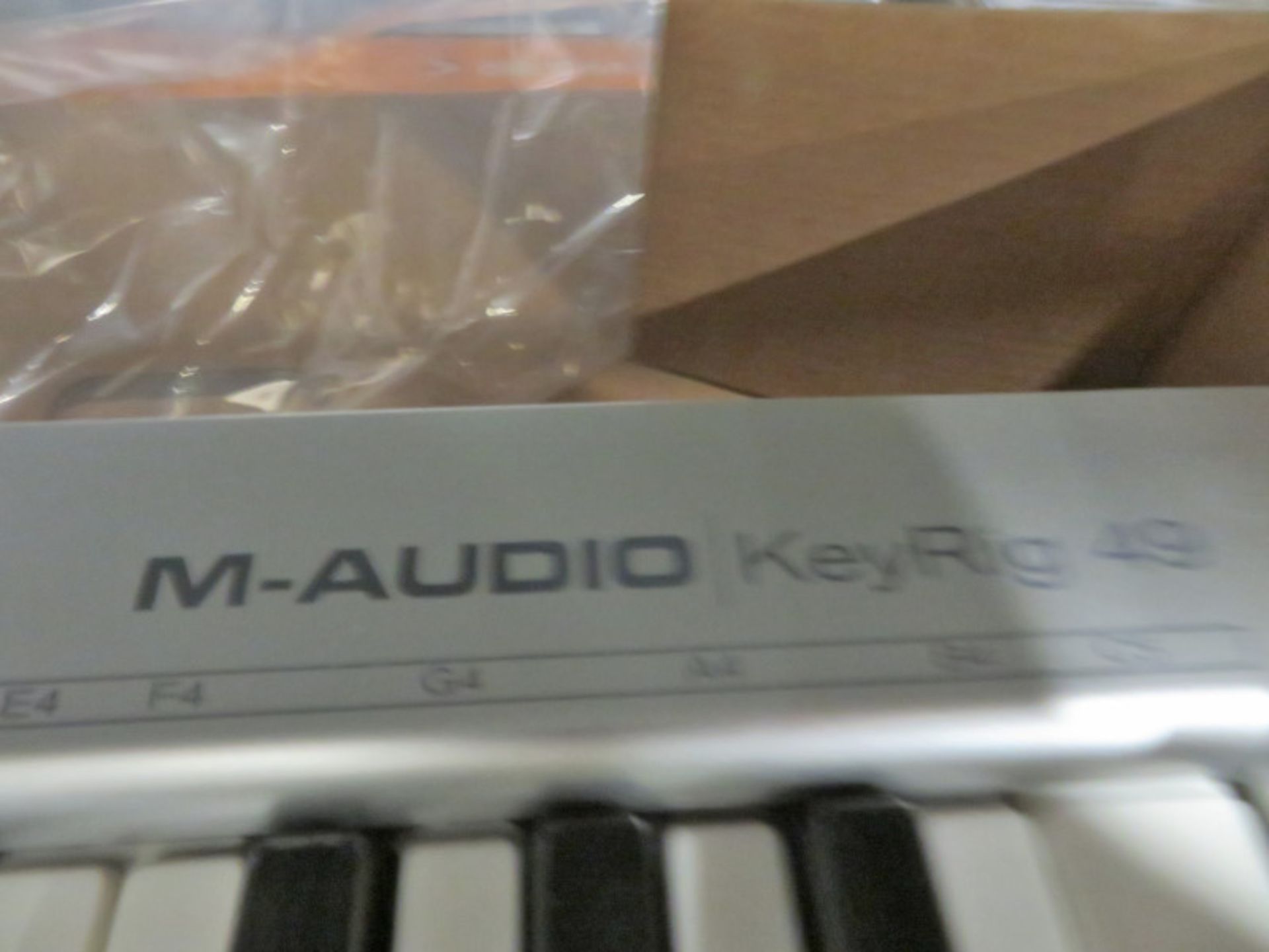 2x M-Audio KeyRig 49 Note Synth-Action USB Keyboards - Image 3 of 4