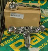 Bristan Club Chrome Plated Luxury Bath Shower Mixer Taps