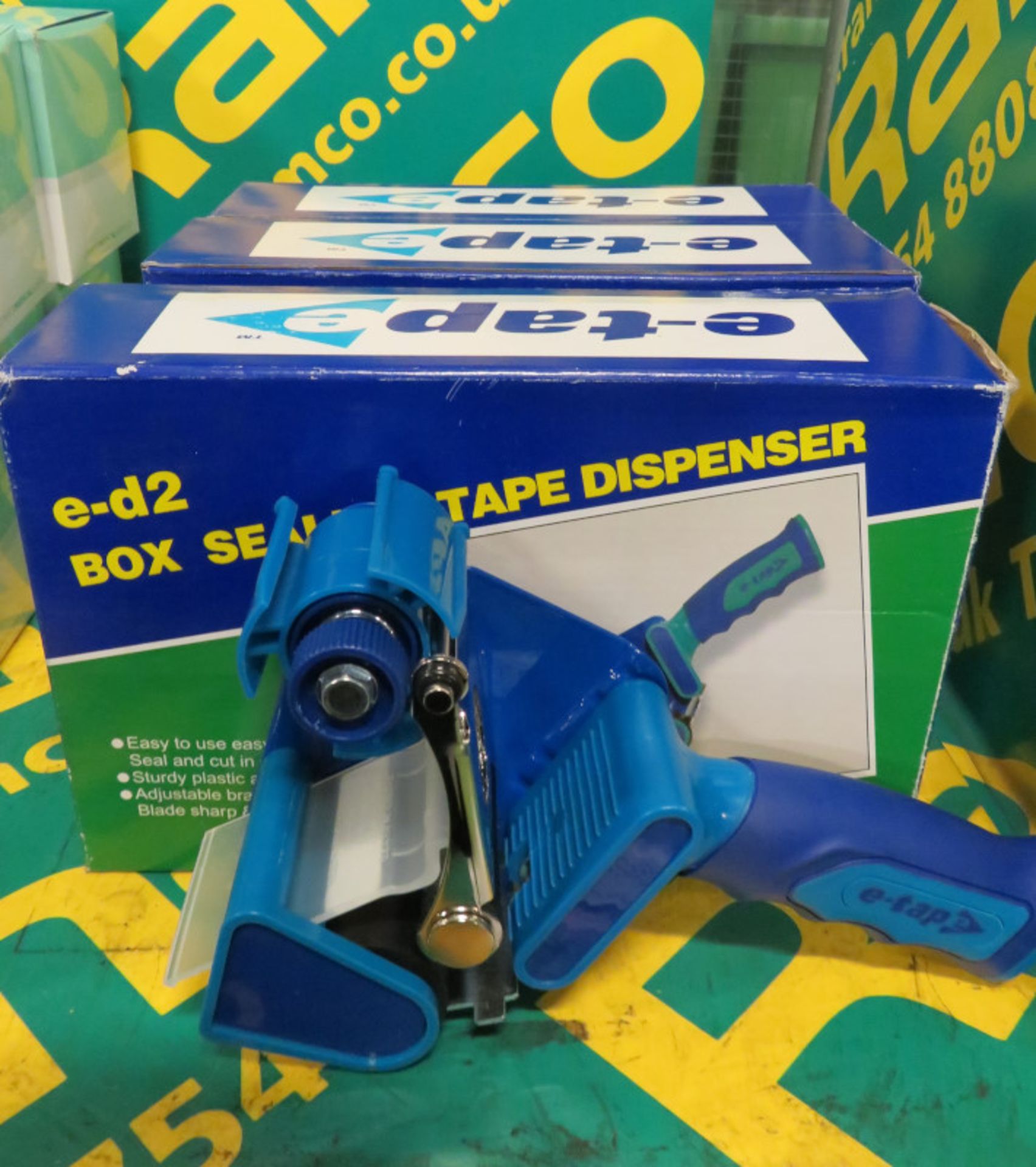 E-Tape box sealing tape dispensers x3