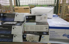 Various Print Cartridge/Toners - HP 85A, Brother TN-2010, Dell PK941