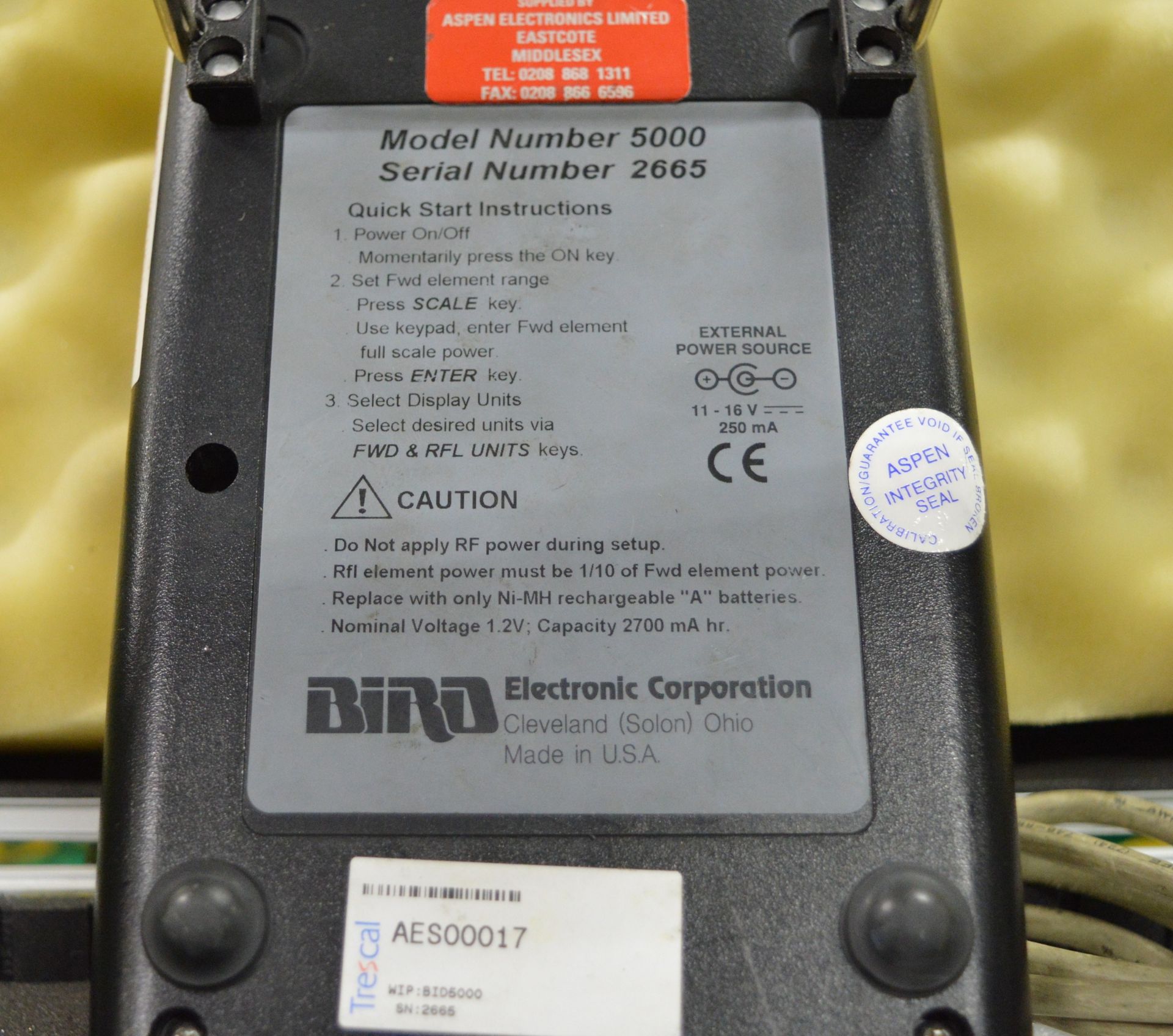 Bird 5000 Digital Power Meter In A Metal Case - Image 4 of 4