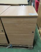 3 drawer pedistal unit W 475 x D 560 x H 640 mm