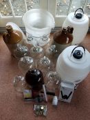 Home brew equipment - demijohns, barrels, corker, capper, etc.