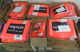 Hercules Hi-Vis orange trousers & jackets - various sizes