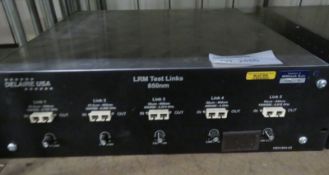 Delaire LRM test link panel 850nm