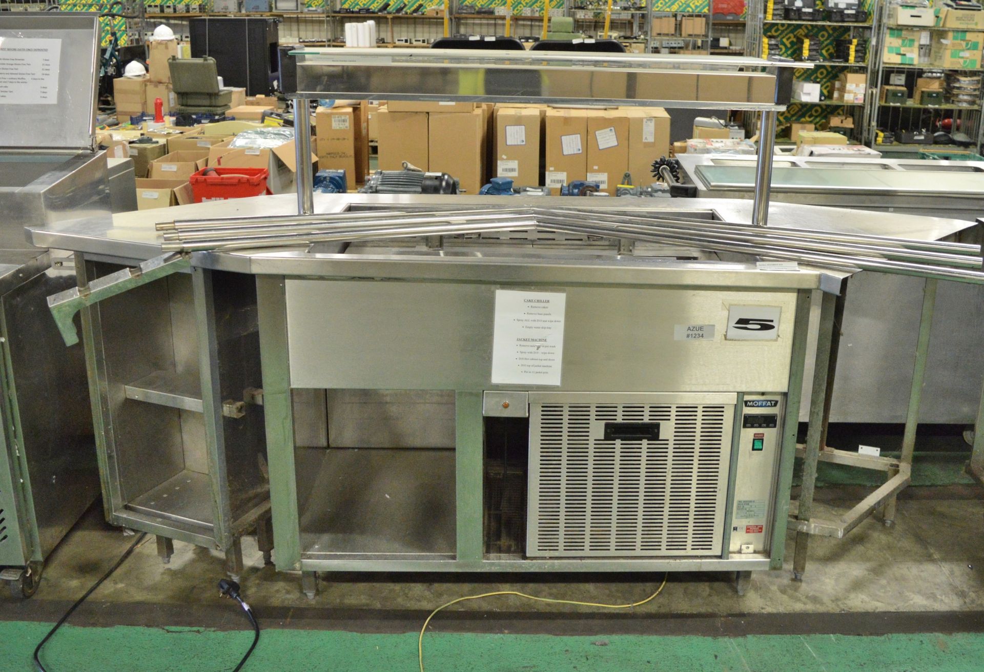 Moffat Melrose Brown Air - Chilled Serving Unit - 230v - L2400 x W850 x H1330mm