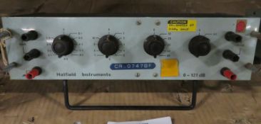 Hatfield 0-121dB attenuator panel