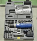 Draper 3.6v Cordless Screwdriver Kit