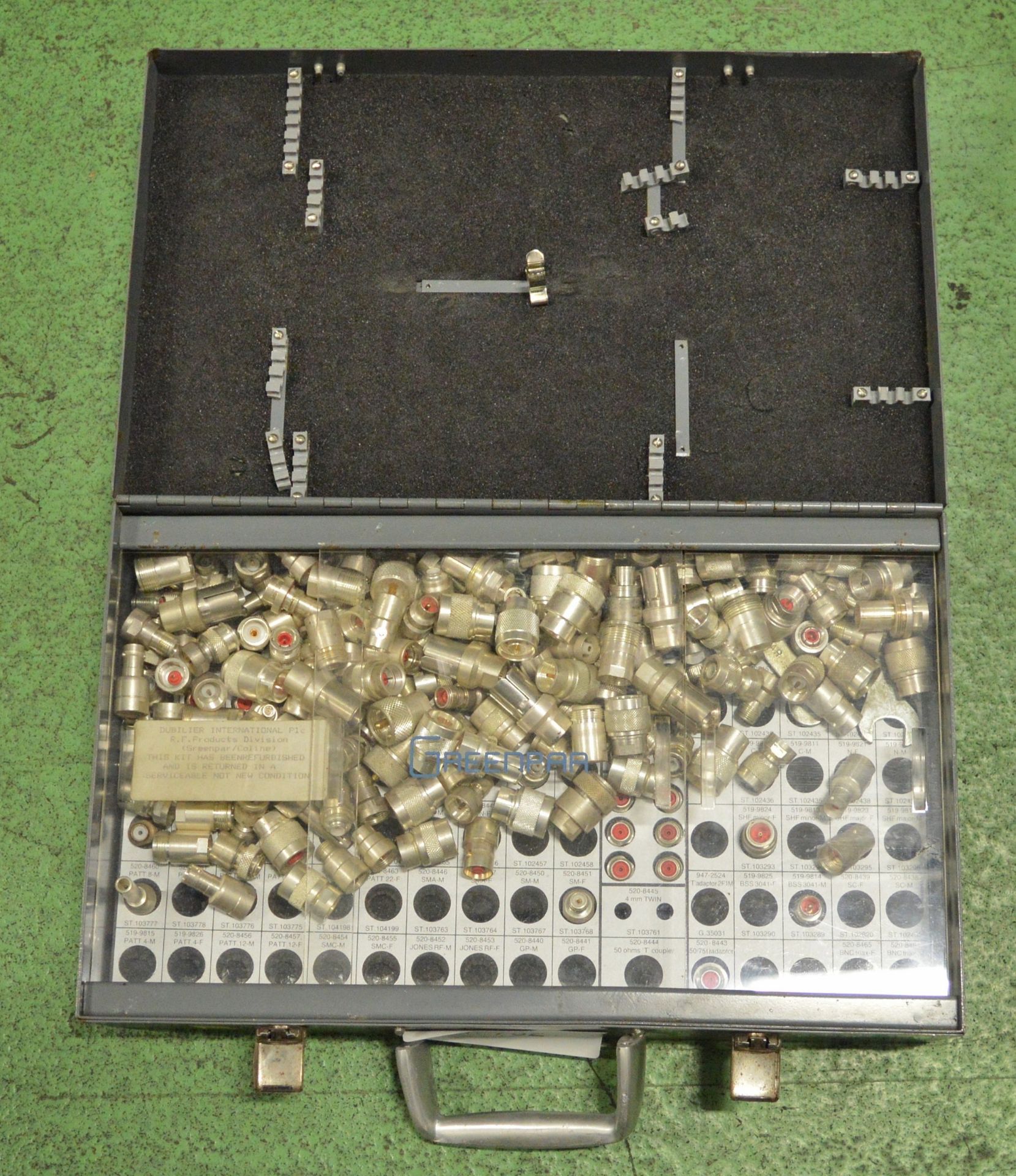 Coaxial Adaptor Test Set in Case