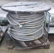 Static seal mesh covered heavy duty pipe with flange connector ends - unknown length