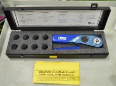 DMC AFM8 Crimping Tool & Case