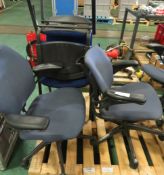 4x Office chairs