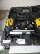 Dewalt C5 Track-it Gas powered nail gun 2 chargers With Case