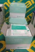 Lewis Plast strile gauze swabs BP type 13-8PLY - 7.5cm x 7.5cm - 100 per box - 6 boxes