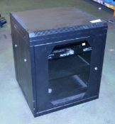 Black Electronic Cabinet L600 x W600 x H740mm