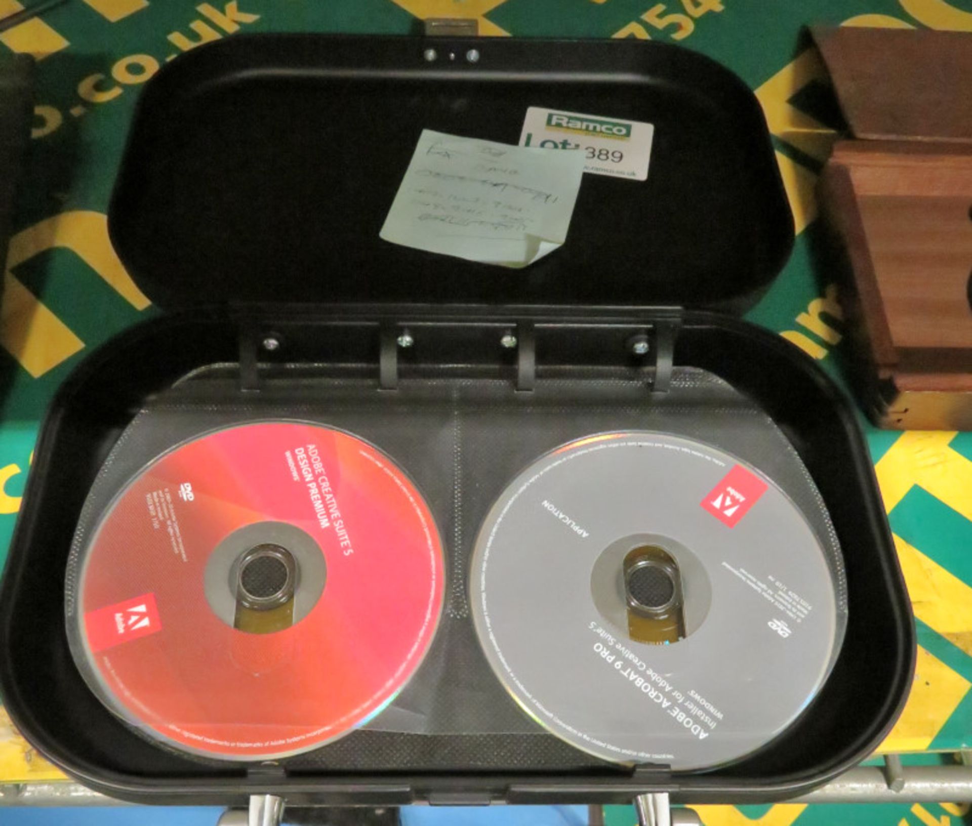 CD Case with Adobe Software Discs