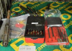 Various Twist Drill Bits, Gauges & Extractors