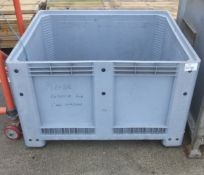 Plastic storage pallet