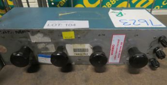 Cam Metric Decade Resistance Box Unit