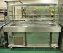 Moffat MRF1800 Chilled Mobile Serving Unit with Display Shelving - L1870 x W800 x H1650mm