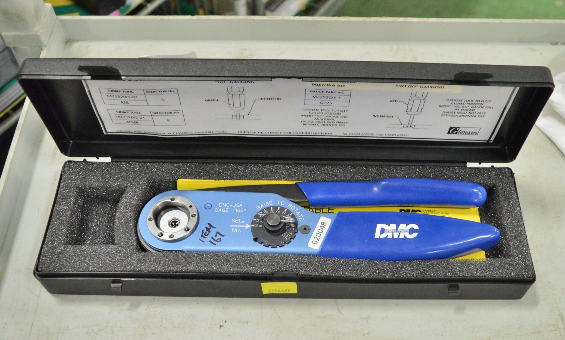 DMC AFM8 Crimping Tool & Case