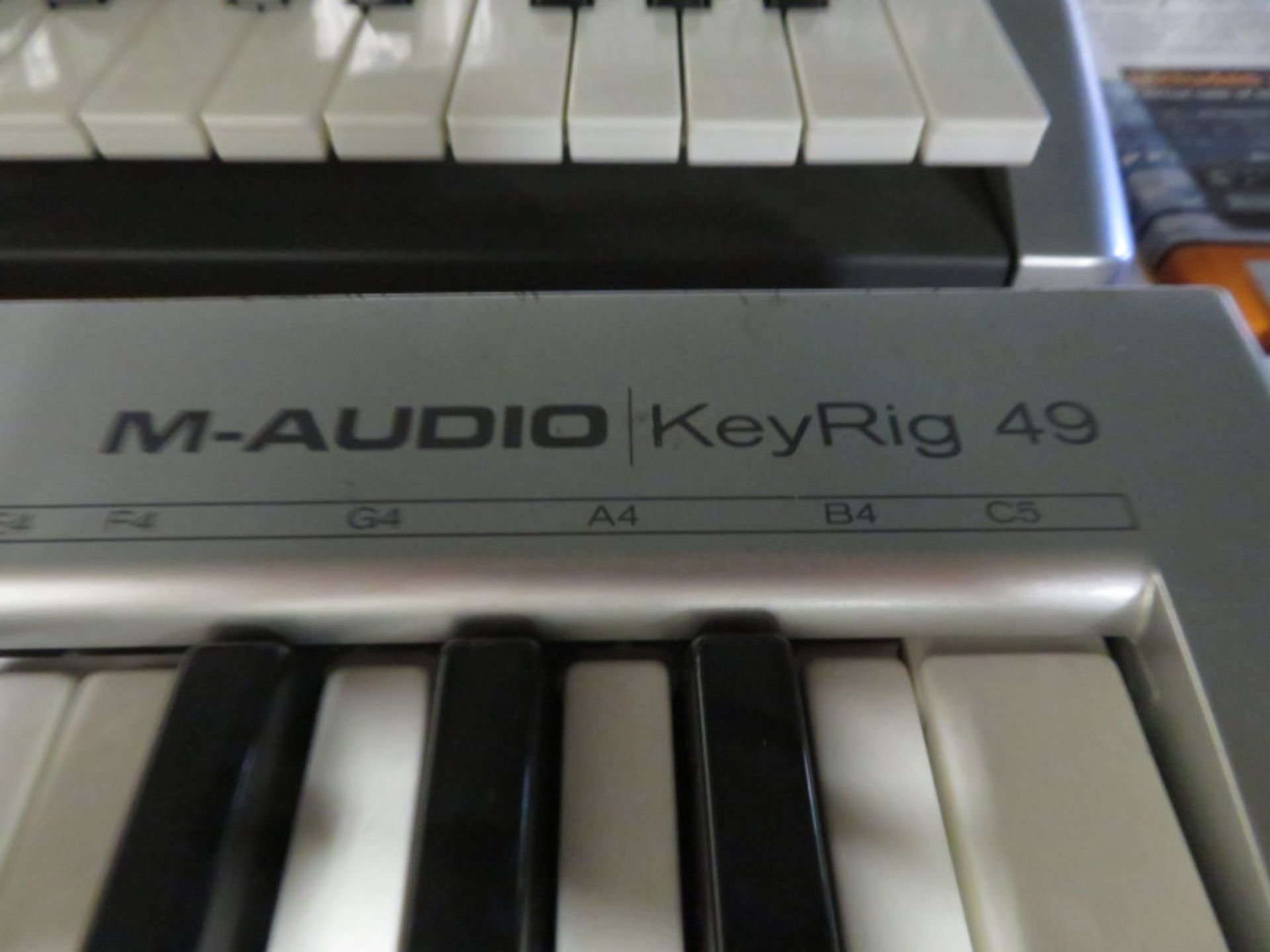 3x M-Audio KeyRig 49 Note Synth-Action USB Keyboards (1 without Box) - Image 3 of 3