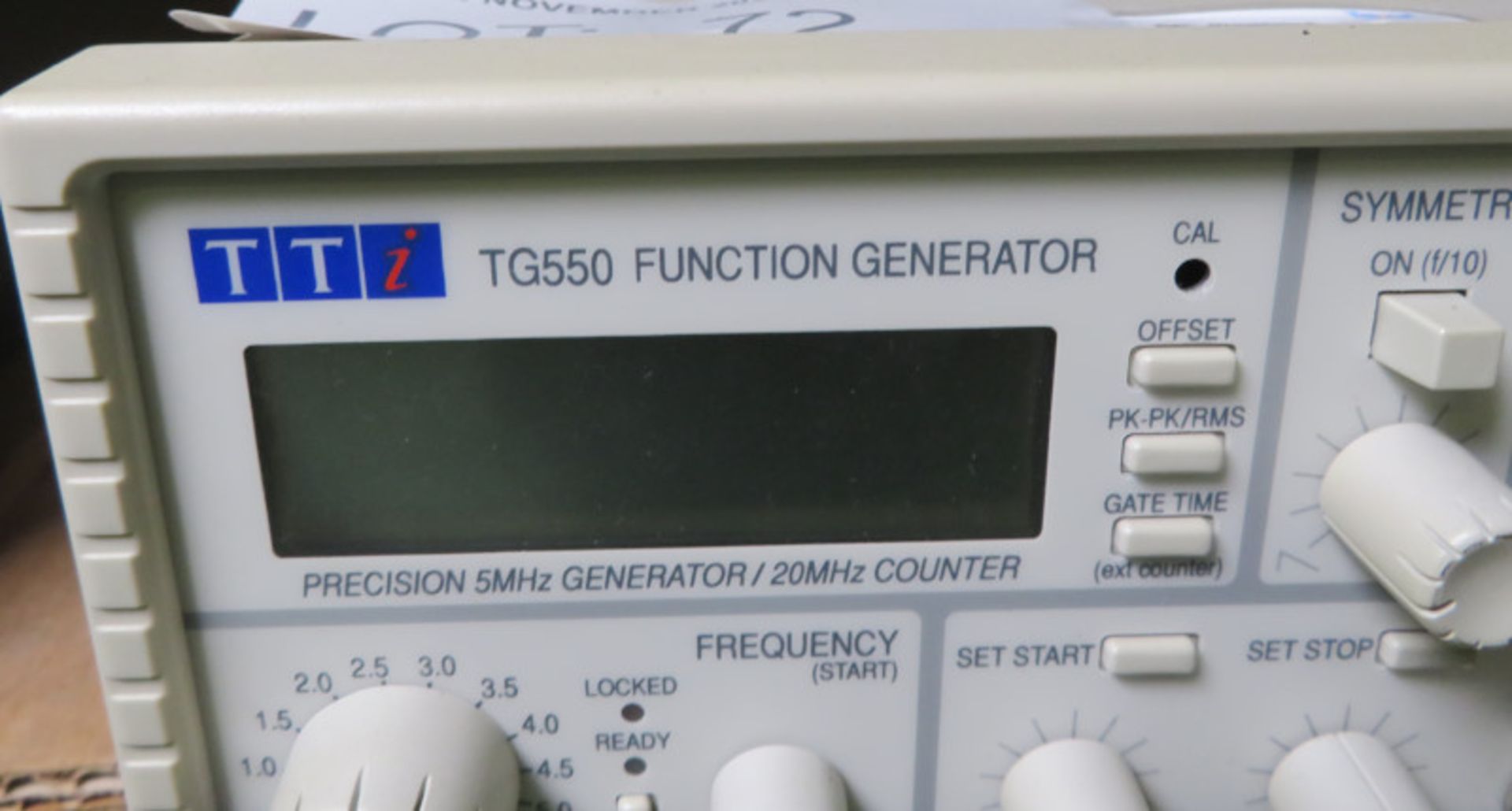 TTI TG550 Function Generator Precision 5MHz -20MHz - Image 3 of 4