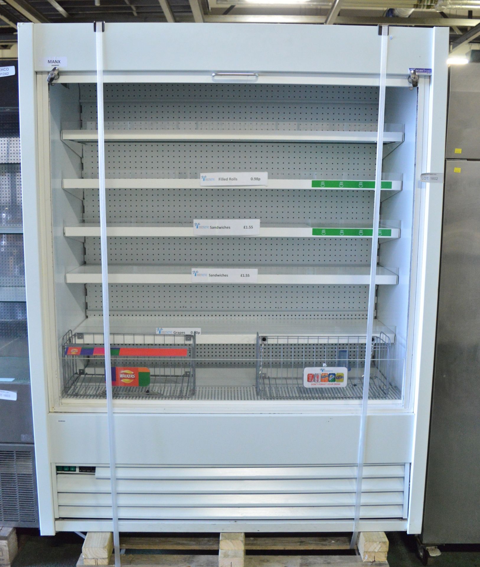 SZA20530-ScanFrost Refrigerated Display Cabinet - L1500 x W760 x H1900mm