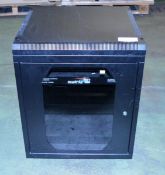 Black Electronic Cabinet L600 x W600 x H740mm