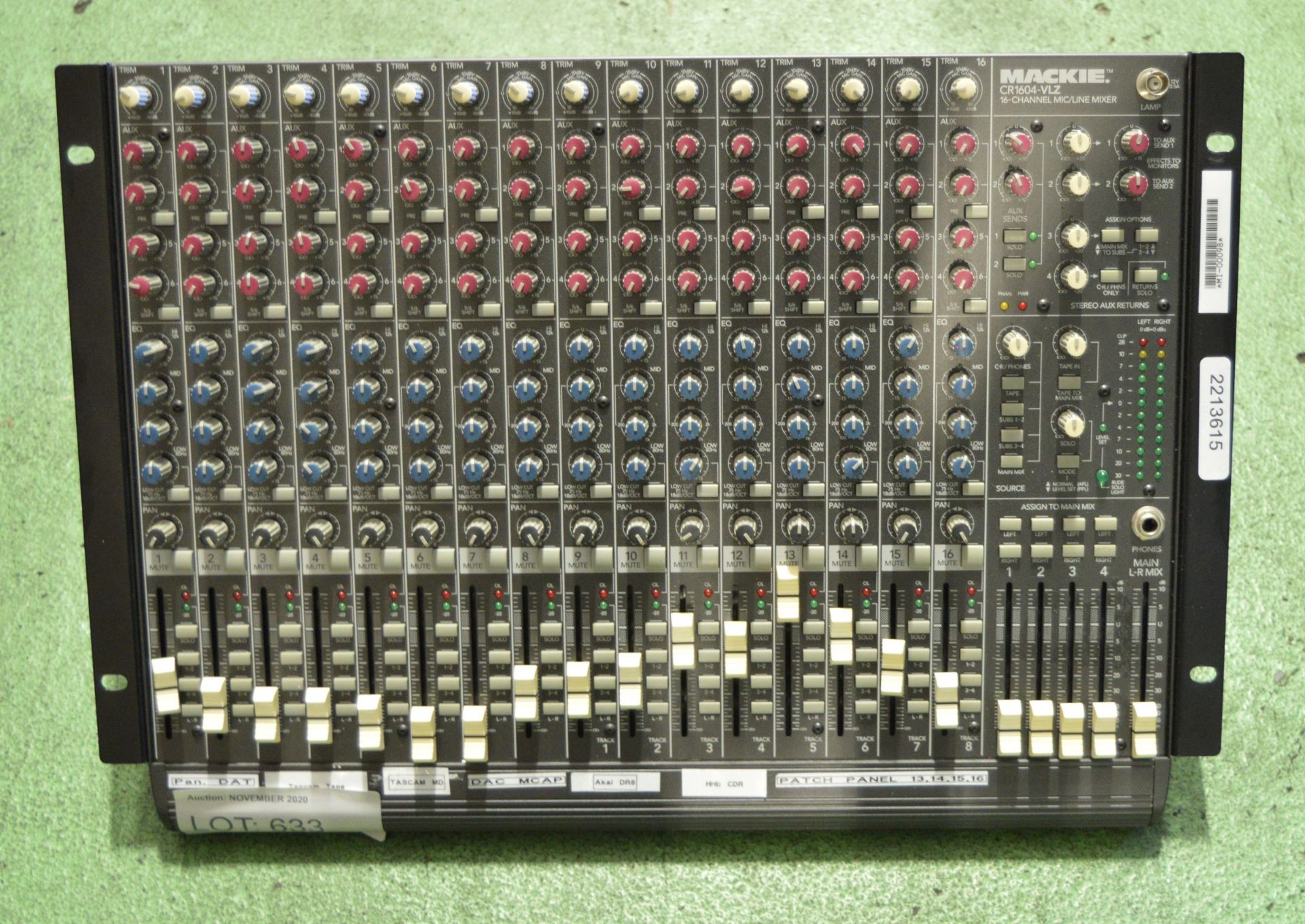 Mackie CR1604-VLZ 16 Channel Mixing Desk - Image 2 of 2