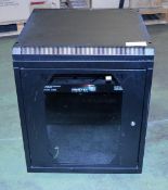 Black Electronic Cabinet L600 x W600 x H740mm