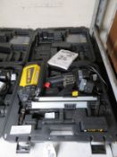 Dewalt C5 Track-it Gas powered nail gun 2 chargers With Case