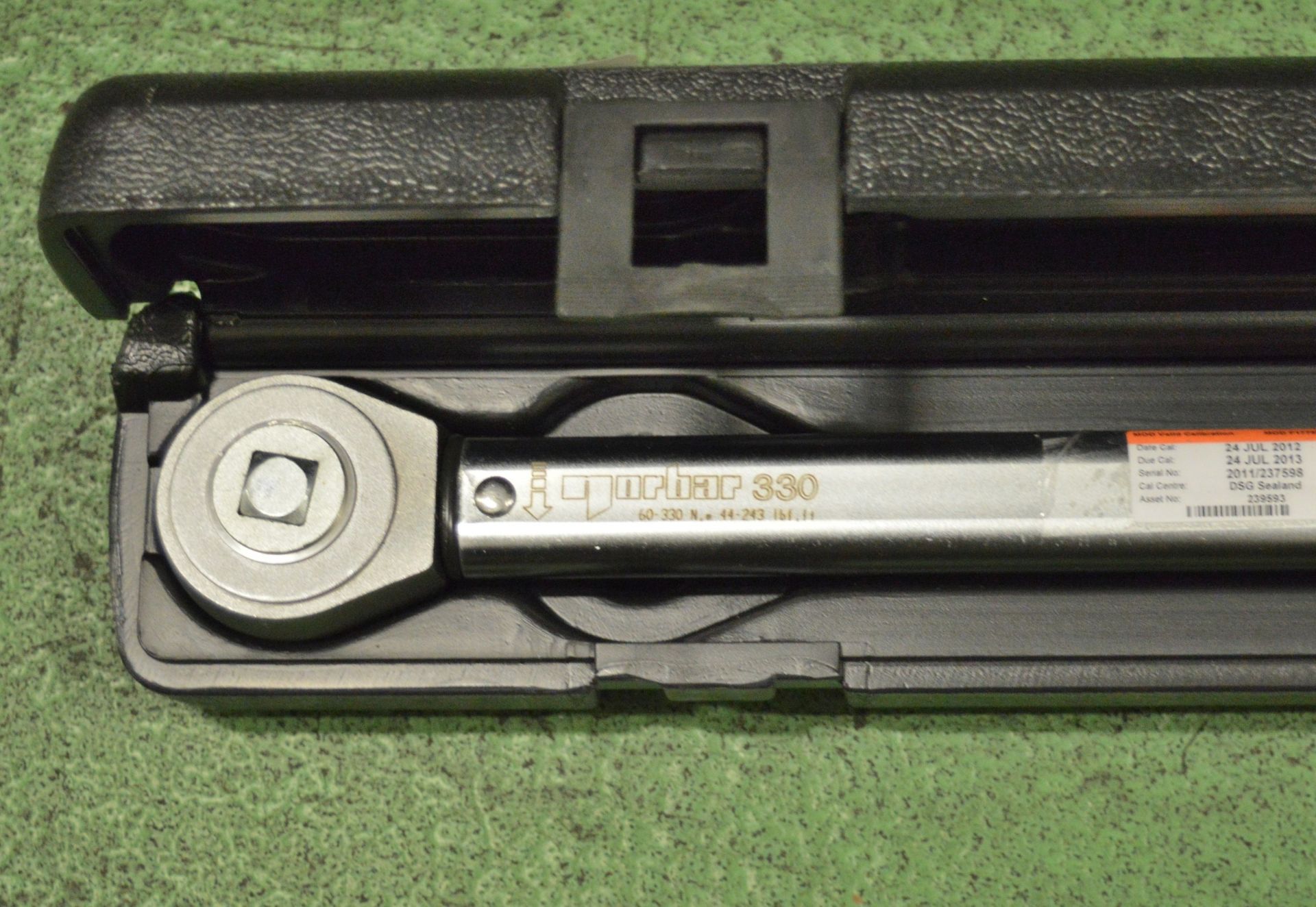 Norbar 330 Torque Wrench 45-250 ibf ft - Image 2 of 2