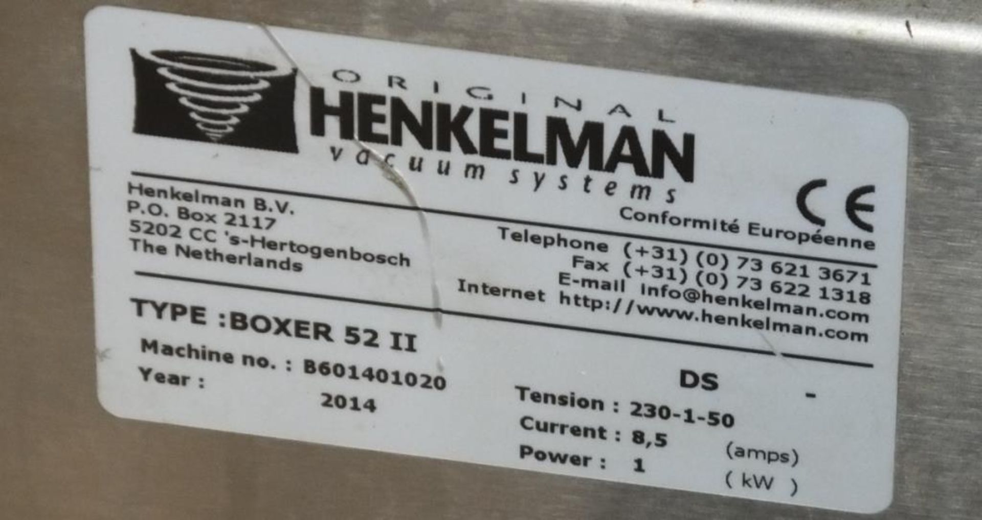Henkelman Boxer 52 Vacuum Packing Machine - Image 4 of 4